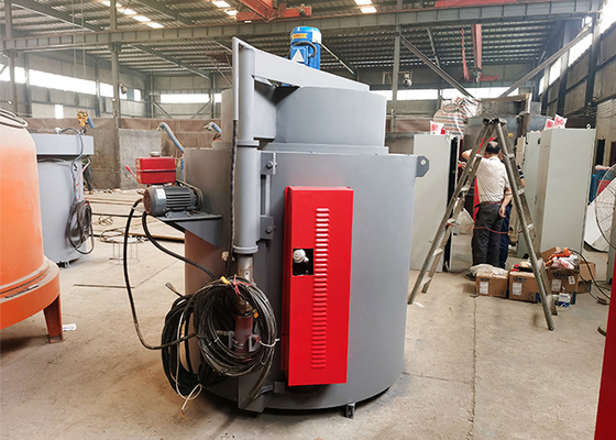 dia 700mm Tempering Heat Treatment Furnace Pit Type Gas Carburizing Furnace